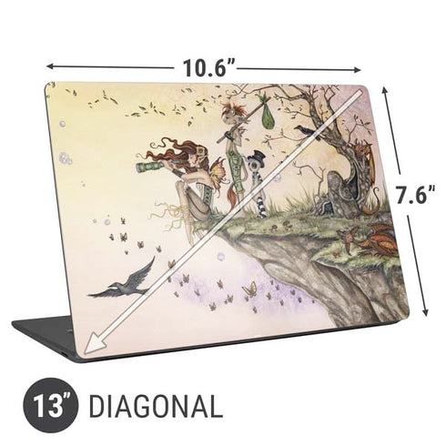 Amy Brown Where The Wind Takes You Universal Laptop 13in (10.6 x 7.6in) Skin